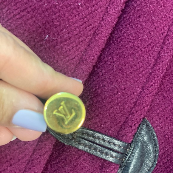 Louis Vuitton wool Jacket leather trim size 38 - Picture 4 of 15